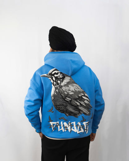 Punjab hoodie, punjabi oversized hoodie, warm hoodie men, punjab hoodie men , blue oversized hoodie men 