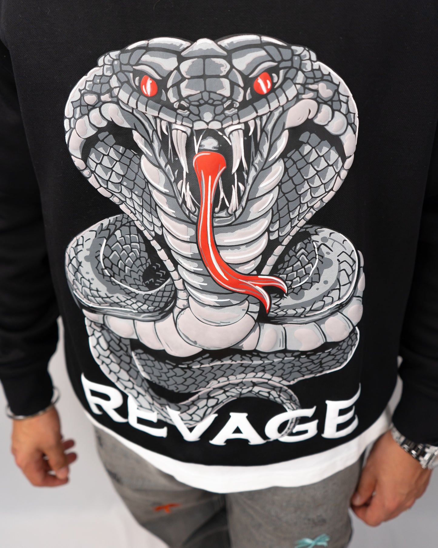 Snake Oversized Crewneck